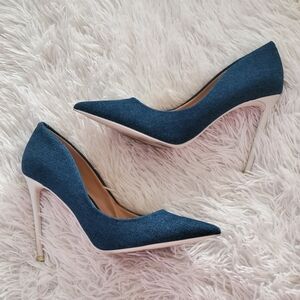 Steve Madden Vala Denim Pointed Heels
